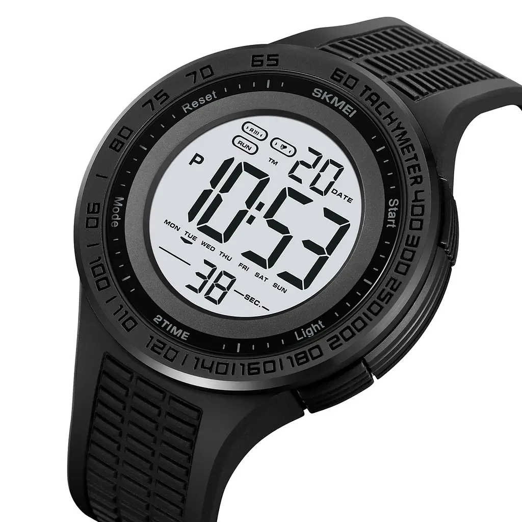 Наручний годинник чоловічий 2155BKWT Black-White Skmei acs0030228 - фото 3