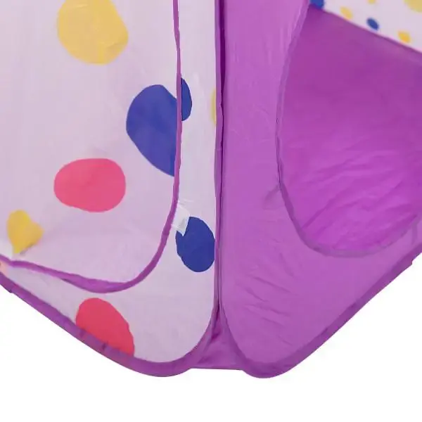 Намет дитячий ігровий LUGI HP-S-4NDV з тунелем та басейном для кульок бузковий - фото 11
