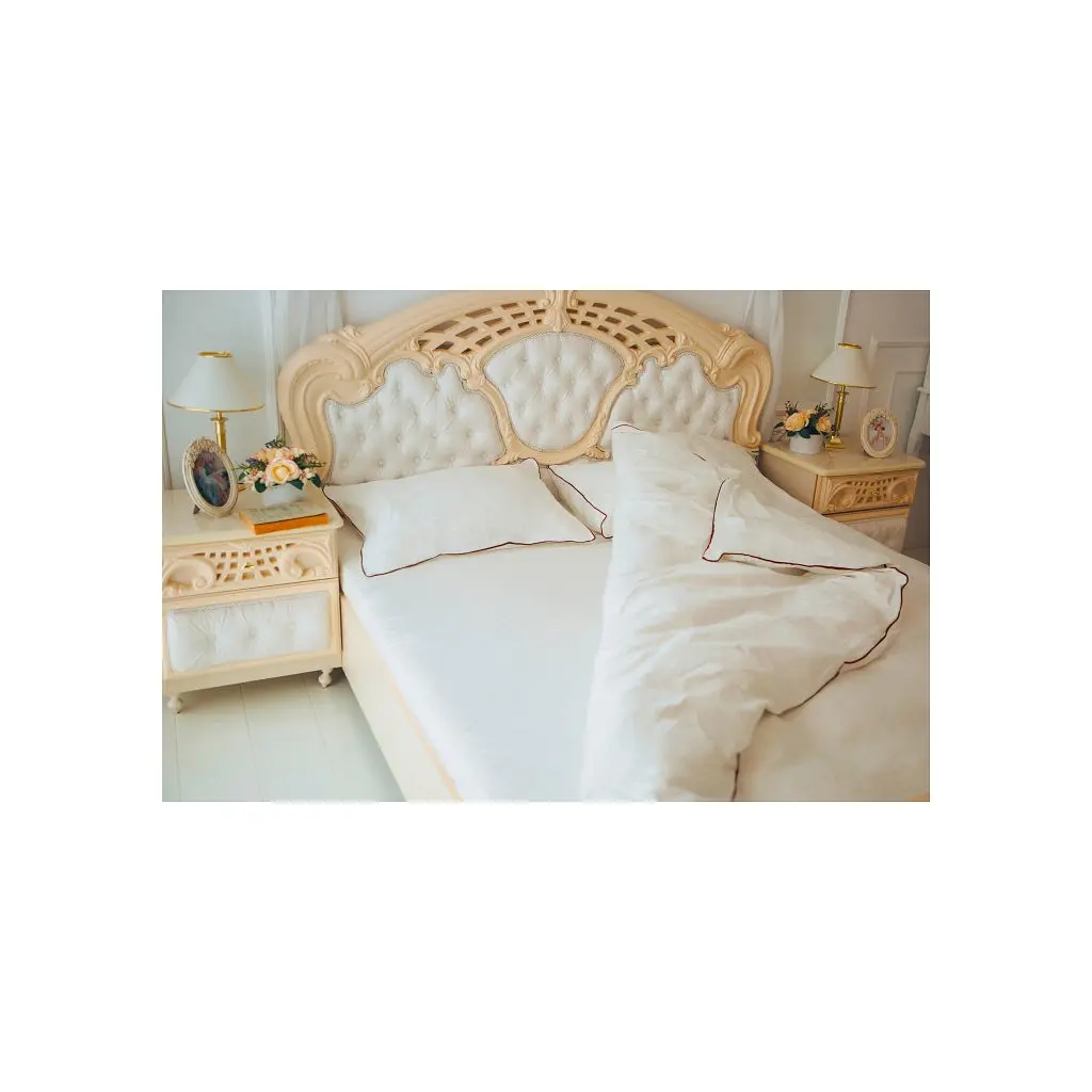 Постільна білизна MirSon Сатин Premium Corner Moko White 110х140 (2200001484283)