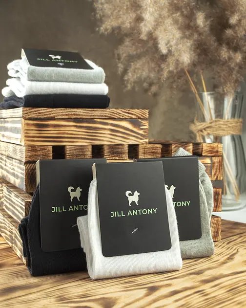 Набір шкарпеток 3 пари короткі літні безшовні дихаючі якісні ORGANIC cotton носки JILL ANTONY 39-41 woman's - фото 10