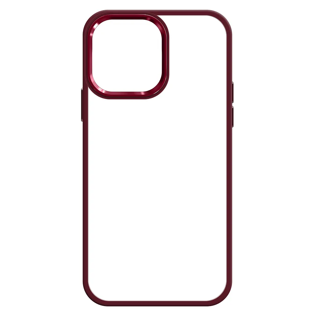 Чехол для Apple iPhone 14 Pro Max, UNIT2, бордовый, ударопрочный, прозрачный противоударный чехол-накладка из TPU и поликарбоната (PC), с защитными бортиками, защита всего корпуса от ударов и царапин, ArmorStandart (ARM69964) - фото 2
