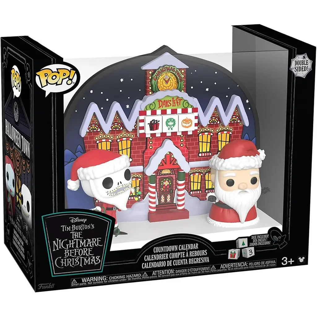 Фигурка Funko Кошмар перед Рождеством Календарь обратного отсчета Nightmare Before Christmas Calendar 25 см NBC - фото 2
