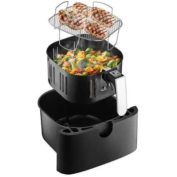 Безмасляная аэрофритюрница Mozano AGD/FRY/02#SRE мультипечь аэрогриль 1700 Вт 8 л - фото 2