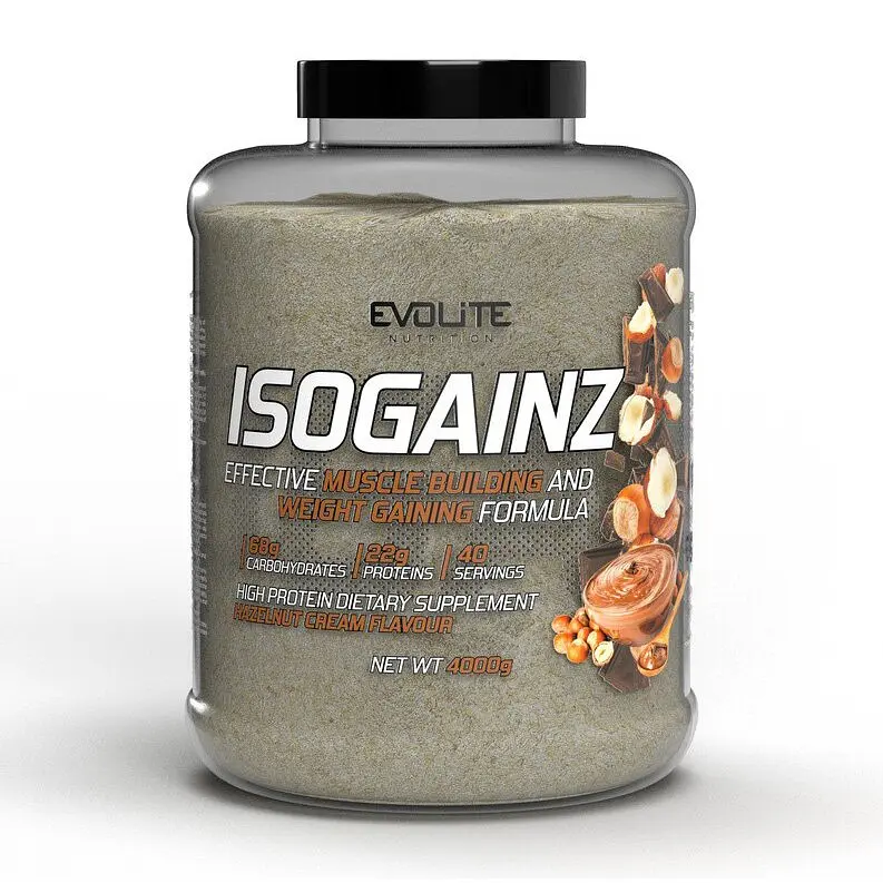 Гейнер Evolite Nutrition IsoGainz, 4 кг - Фундук