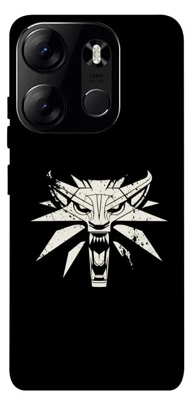 TPU чохол Demsky Wolf medallion для Tecno Spark Go 2023