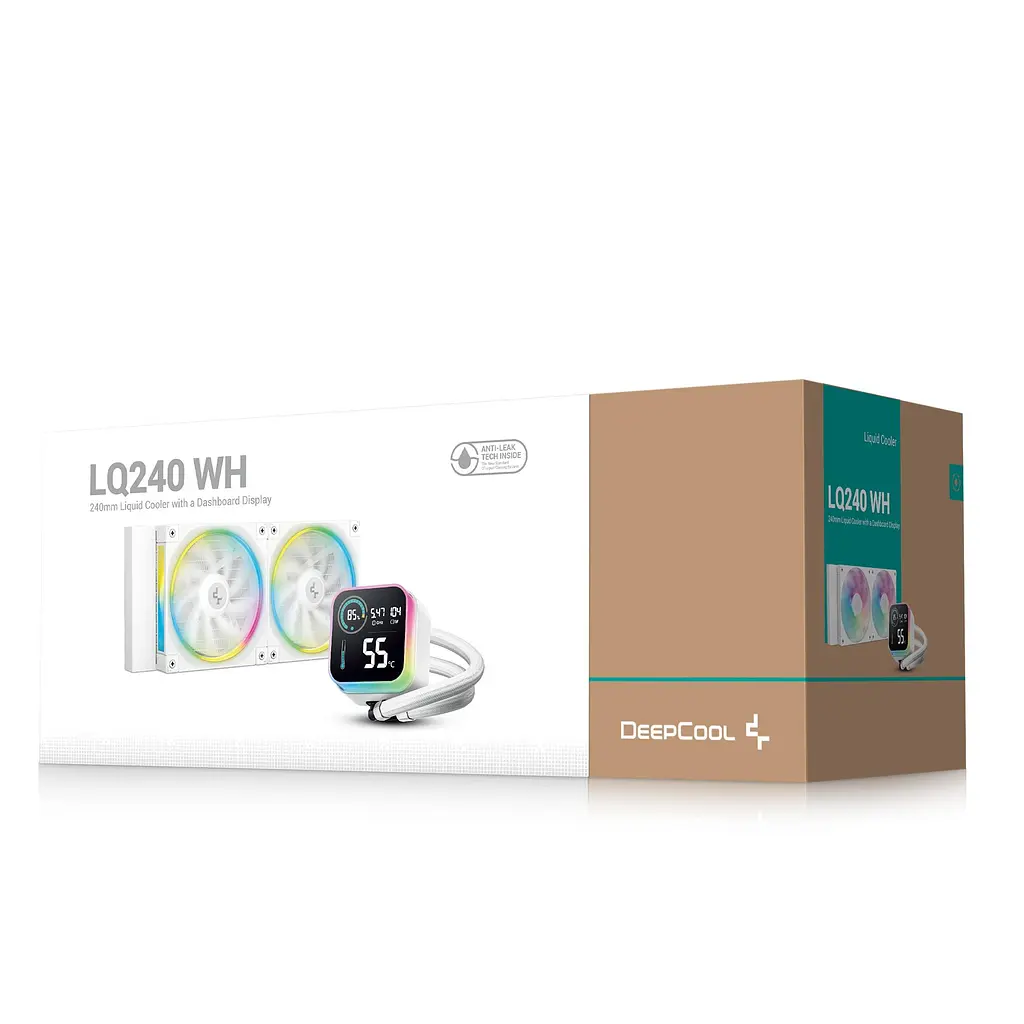 СВО Deepcool LQ240 White (R-LQ240-WHDSMC-G-1) - фото 2