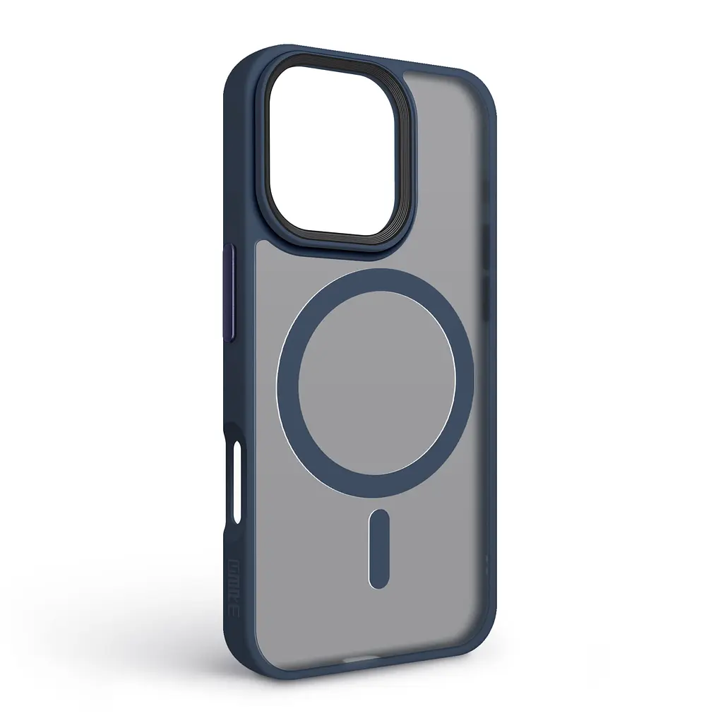 Чехол для Apple iPhone 16 Pro, Uniq MagCase, синий, противоударный, панель-накладка с MagSafe, ударопрочный TPU+PC, с магнитом MagSafe, поддержка полноценной беспроводной зарядки, ArmorStandart (ARM79507) - фото 2