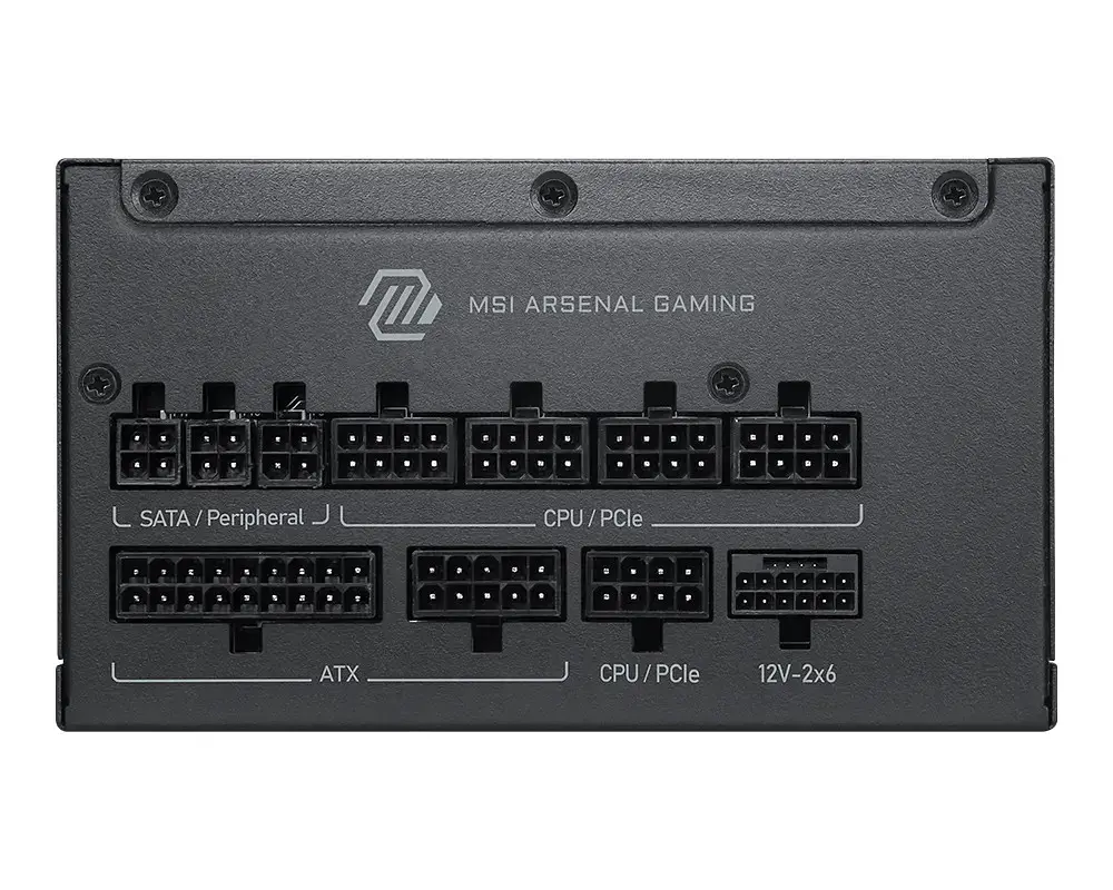 Блок живлення MSI 1000W MAG A1000PLS PCIE5 (MAG A1000PLS PCIE5) - фото 5