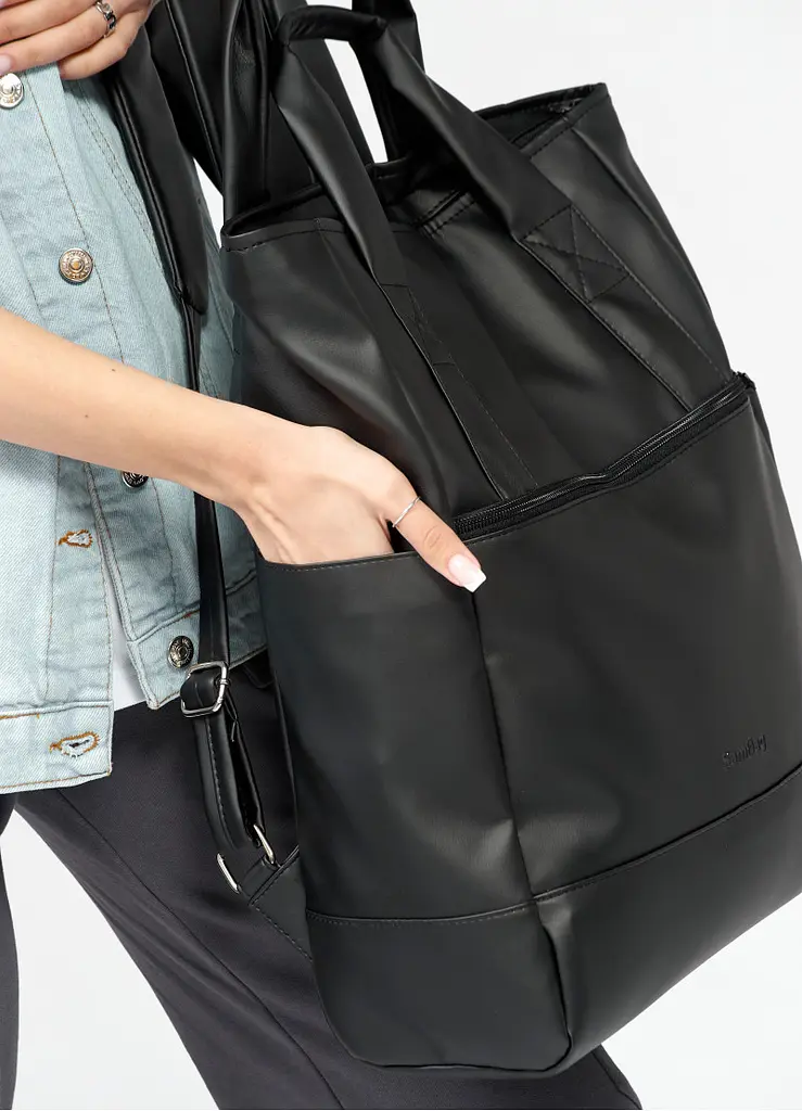 Сумка Sambag Shoper RCH чорна 43 х 31 х 15 см (93541001) - фото 10