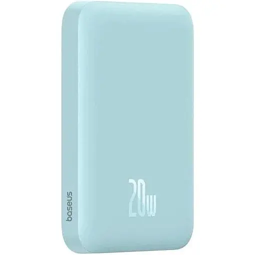 Зовнішній акумулятор Baseus Magnetic Bracket Mini 5000mAh 20W Blue P10022107313-00 [117953] - фото 3