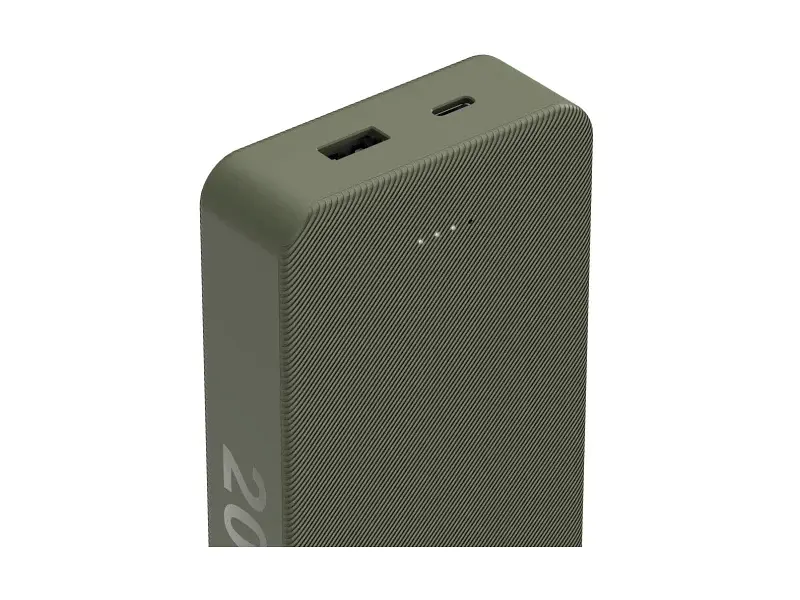Зовнішній акумулятор (Power Bank) Hama 20000mAh 15W (00201716) зелений - фото 2