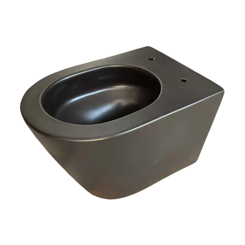 Комплект: Унітаз Mixxus Premium Bevel-SET-2101 система змиву Tornado 1.0+ Інсталяція Koer KT-0404 + панель KT-0604-05 Black Mat black MP6669, Чорний матовий - фото 4