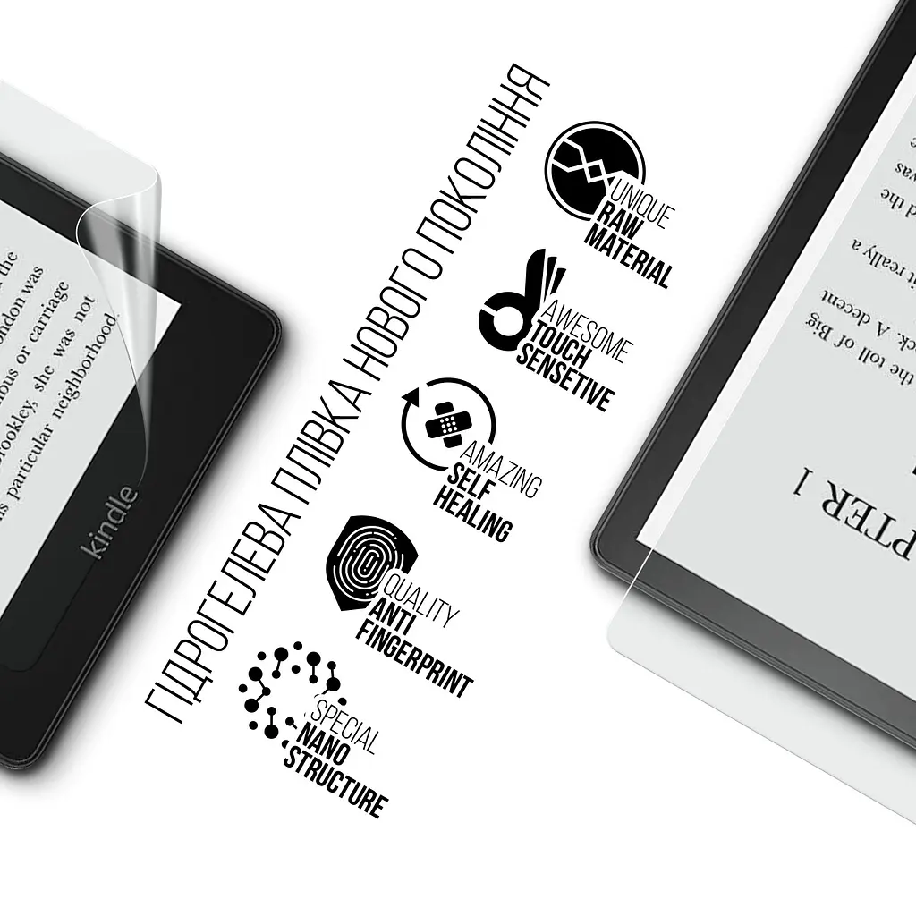 Гідрогелева плівка на електронну книгу Amazon Kindle Paperwhite 11th Gen ArmorStandart захисна плівка на електронну книгу прозора (ARM66107) - фото 2