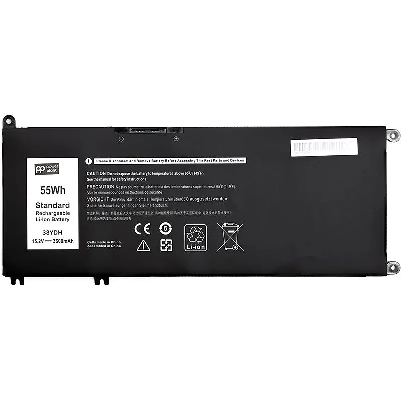 Акумулятор PowerPlant для ноутбуків DELL Inspiron 15 7577 (33YDH) 15.2V 3600mAh (NB441549)