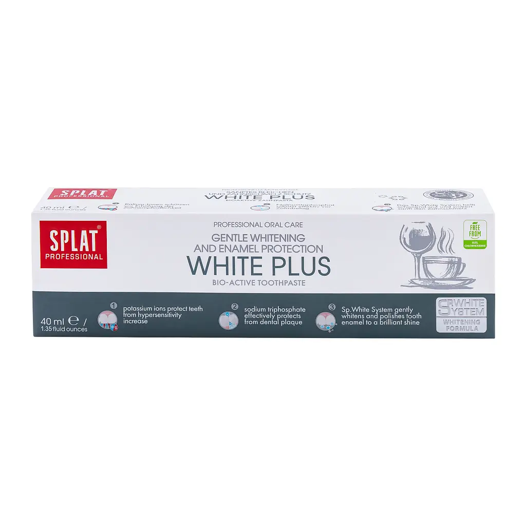 Зубна паста Splat Professional Compact Відбілювання плюс 40 мл - фото 3
