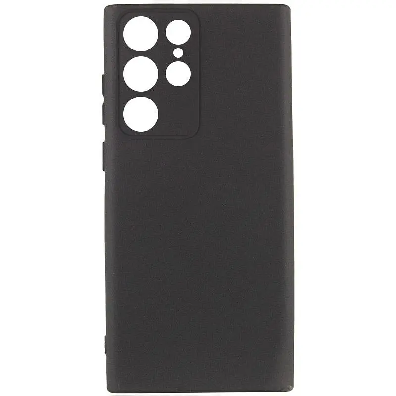Чехол Ummi Silicone Cover Lakshmi Full Camera AA для Samsung Galaxy S24 Ultra Черный/Black - фото 2