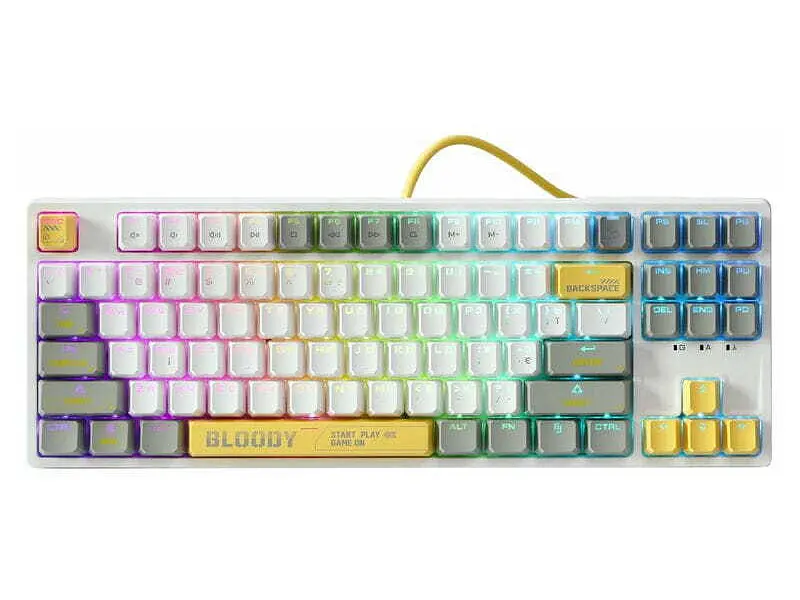 Клавіатура A4Tech Bloody S87 Energy White (4711421993708)