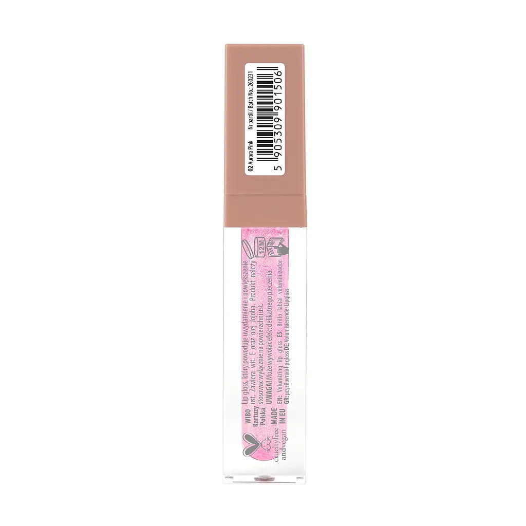 Блеск для губ NAM Lip Gloss Volume №02 Aurora Pink 4.2 г - фото 2