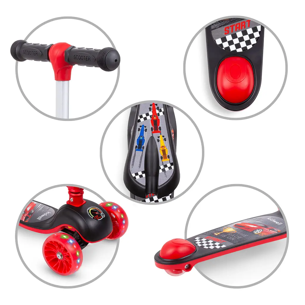 Детский самокат Kidwell Rimba Race 2 в 1 с седлом (5901130086214) - фото 6