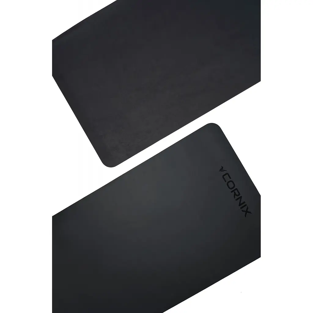 Килимок спортивний Cornix PU 183 x 68 x 0.4 см для йоги та фітнесу XR-0317 Black - фото 3