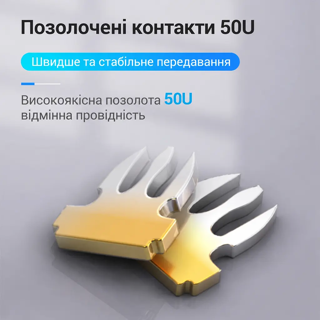 Екрановані мережеві штекери Vention 10 шт. RJ45 Cat.7 FTP 10 Гбіт/с для провідників 23–26 AWG отвори для окремих жил 1,5 мм для одножильних і багатожильних проводів з окремим тримачем жил з позолоченими контактами із затискачем кабелю «ластівчин хвіст» тризубчасті контакти для монтажу потрібен обтискний інструмент для екранованих штекерів із хвостовим затискачем прозорі (IDER0-10) - фото 8