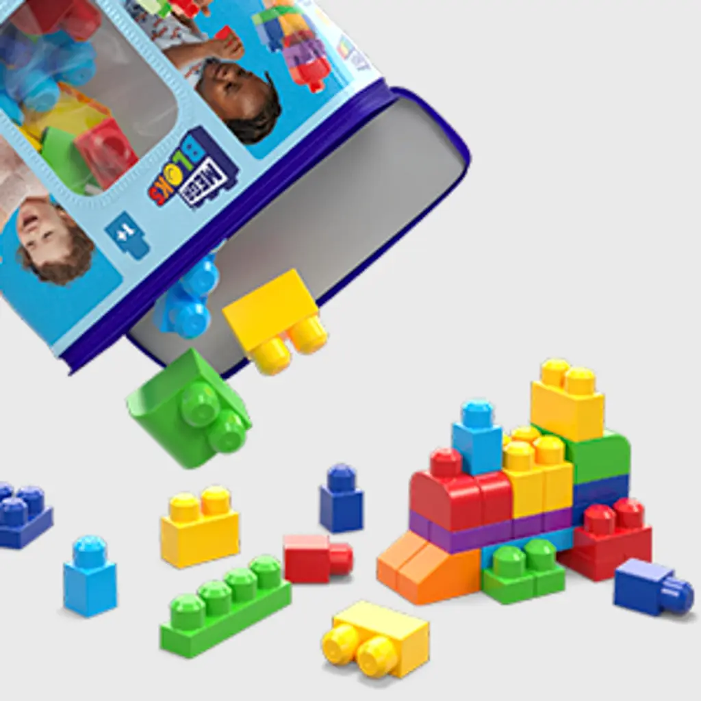 Конструктор Mega Bloks класичний в сумці, 60 деталей (DCH55) - фото 2