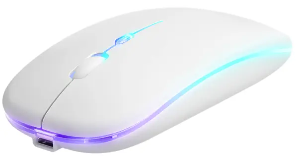 Мишка Defender Touch MM-997 Silent Wireless RGB White (52998) - фото 3