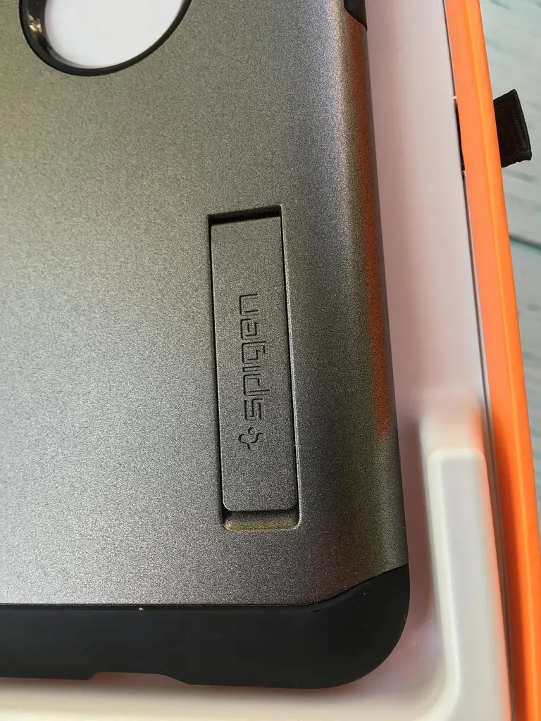 Чохол протиударний із підставкою Spigen Slim Armor 065CS24541 для iPhone XS Max (6.5") Gun Metal - фото 5