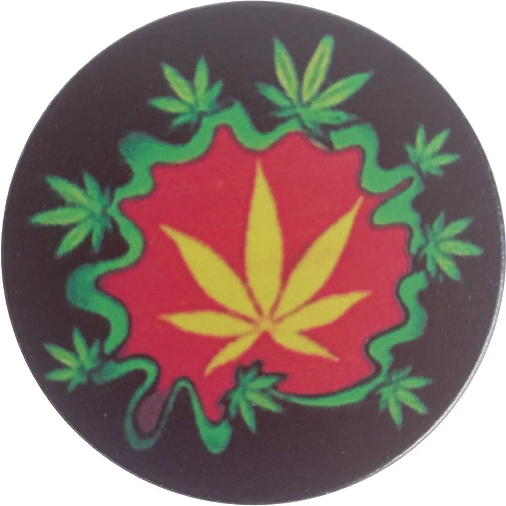 Гриндер для подрібнення тютюну Ashtray HL-050 Black коноплі 2 (11655) - фото 2