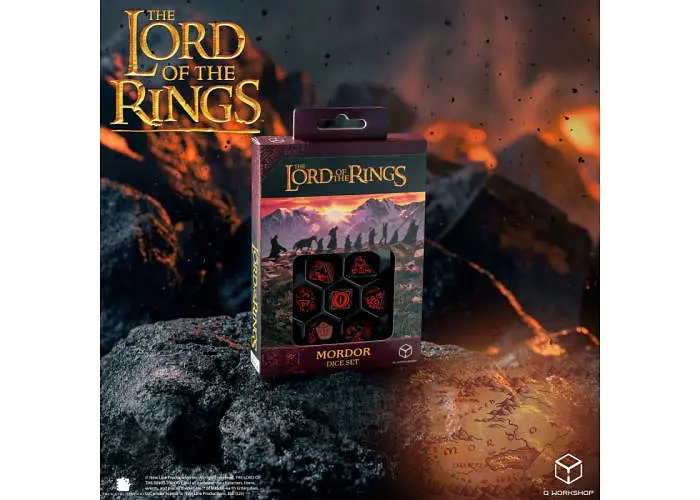 Набір кубиків The Lord of the Rings: Mordor Dice Set (7 шт.) (LOTR/190166/MOR/A) - фото 10