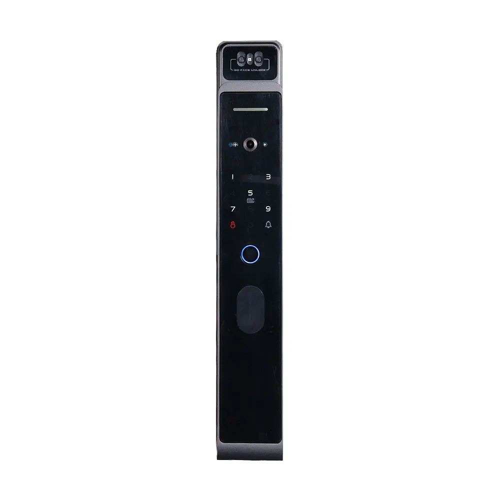 Замок біометричний автономний Trinix TRL-8802BTV Black з WiFi, розпізнаванням облич, зчитувачем відбитків пальців і карт Mifare (65-00075) - фото 2
