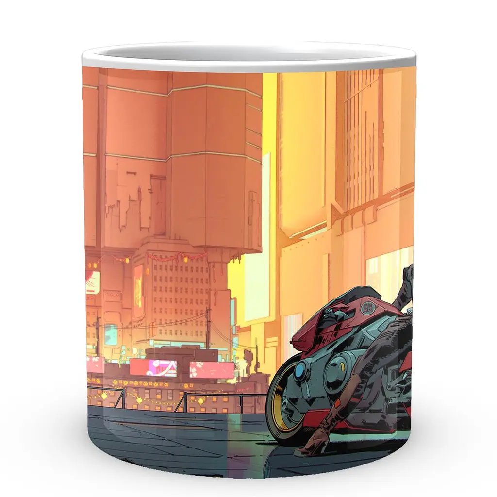 Кухоль GeekLand Cyberpunk 2077 Кіберпанк 2077 CY 02.603 330 мл білий - фото 2