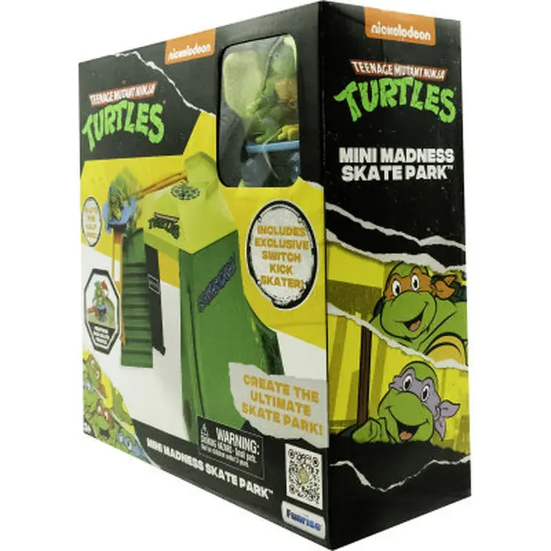Игровой набор Funrise TMNT Ракушки-ниндзя классические мини Скейт-парк (71053) - фото 3