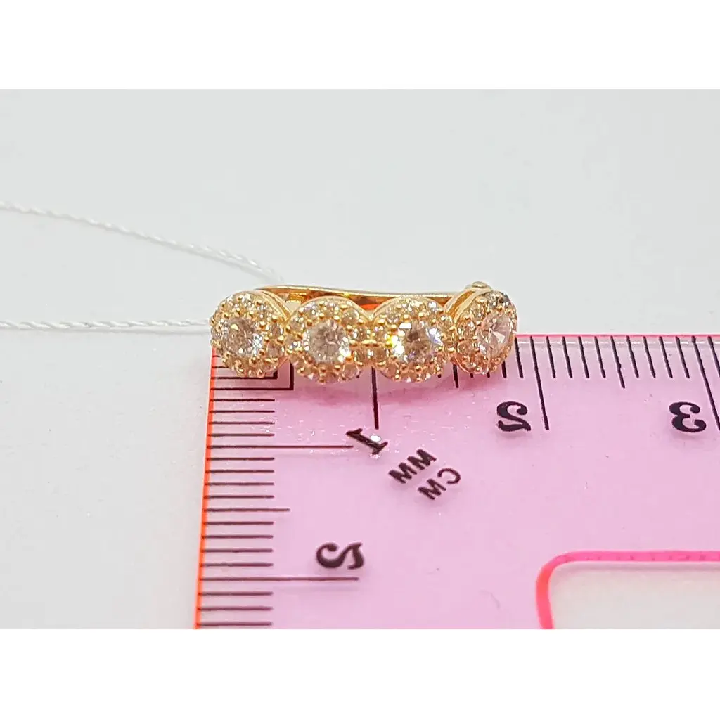 Золотые серьги Империя золота с фианитами. СВ818(В)И - фото 4