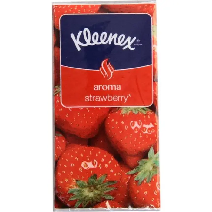 Набор: Носовички Kleenex Клубника 100 шт. (10 п. x 10 шт.) - фото 2