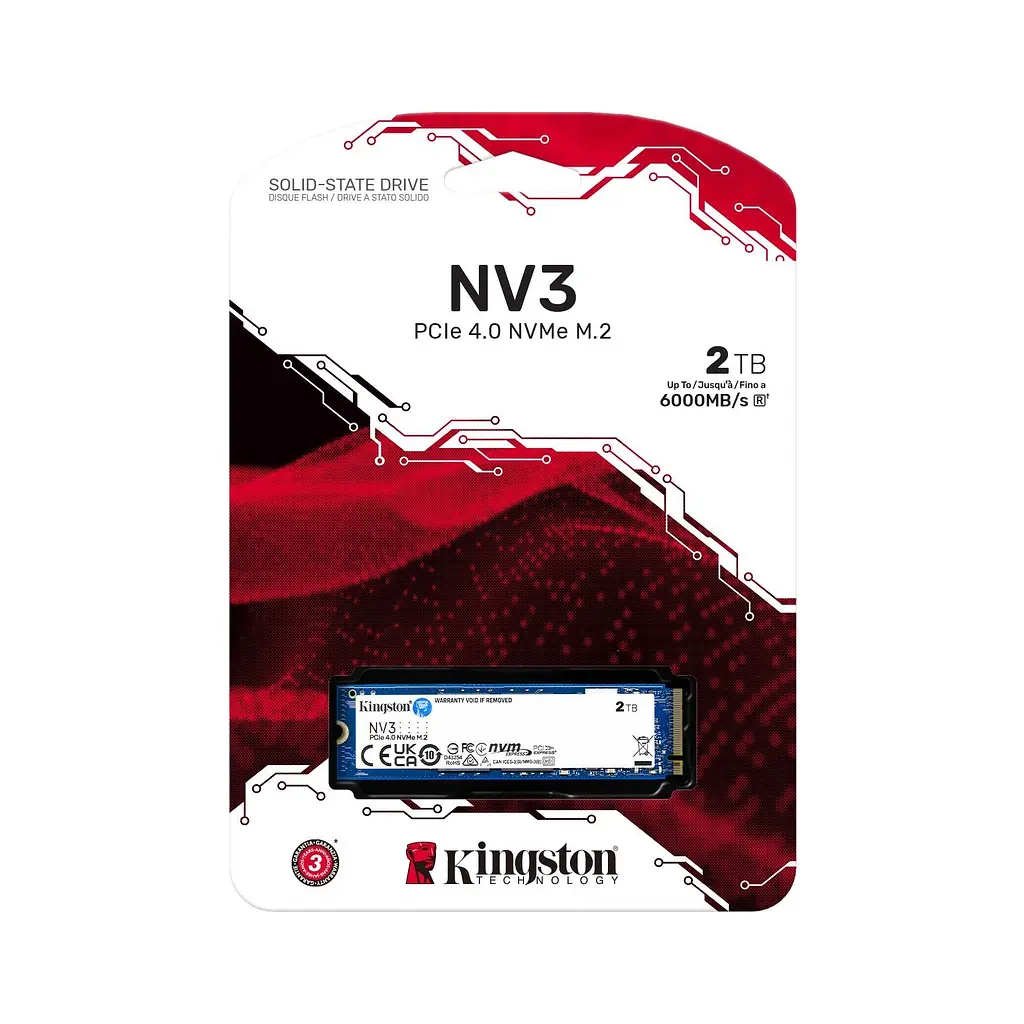 Накопичувач SSD M.2 2280 2TB Kingston (SNV3S/2000G) - фото 3