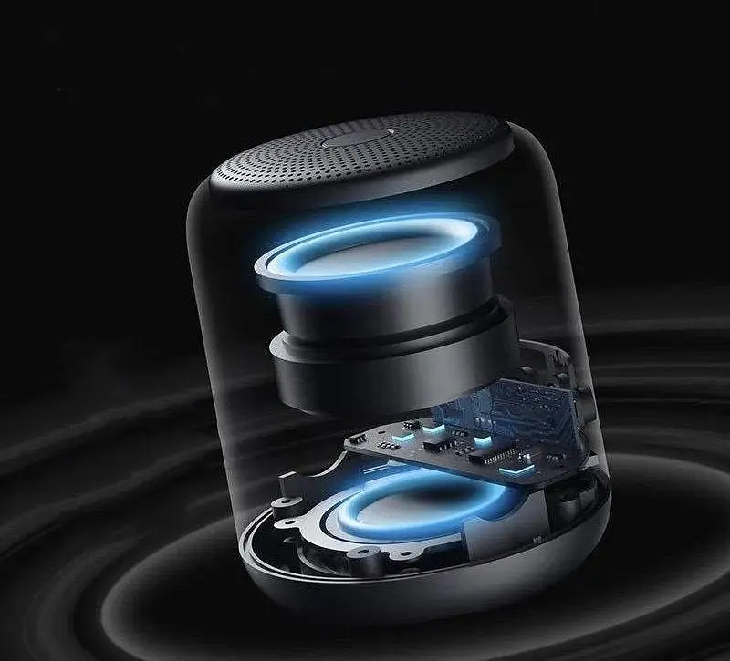 Дитяча портативна колонка Sanag X6S з іграшкою в комлекті чорний - фото 4