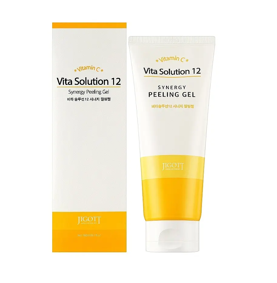 Оздоровлюючий пілінг-гель Vita Solution 12 Synergy Peeling Gel Jigott 180 мл - фото 2
