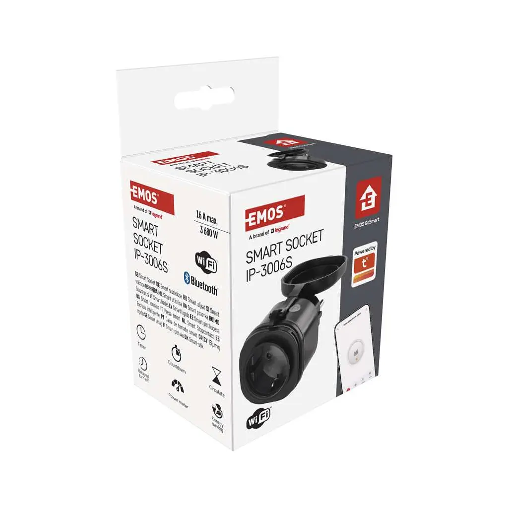 Розумна розетка WIFI P5532 GoSmart, IP44 EMOS (P5532) - фото 10