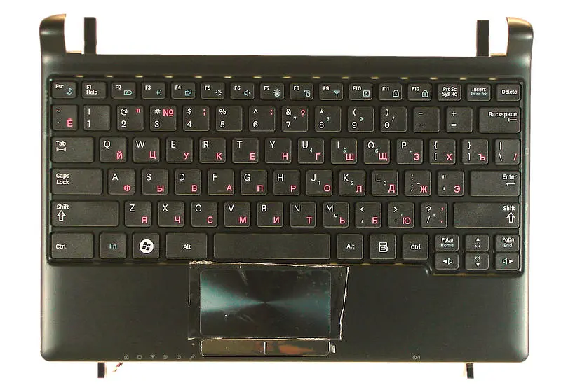 Клавіатура для ноутбука Samsung (N250) Black, (Black TopCase) - фото 2