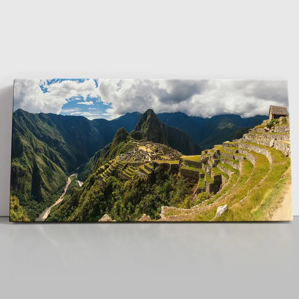 Інтер'єрна картина Горна панорама Перу, Мачу-Пікчу, Machu Picchu, інтер'єрний декор, 60×120 см (id0063) - фото 8