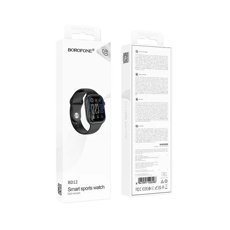 Смарт-часы Borofone BD12 51mm 190 mAh IPX4 Smart sports watch (call version) черный - фото 2