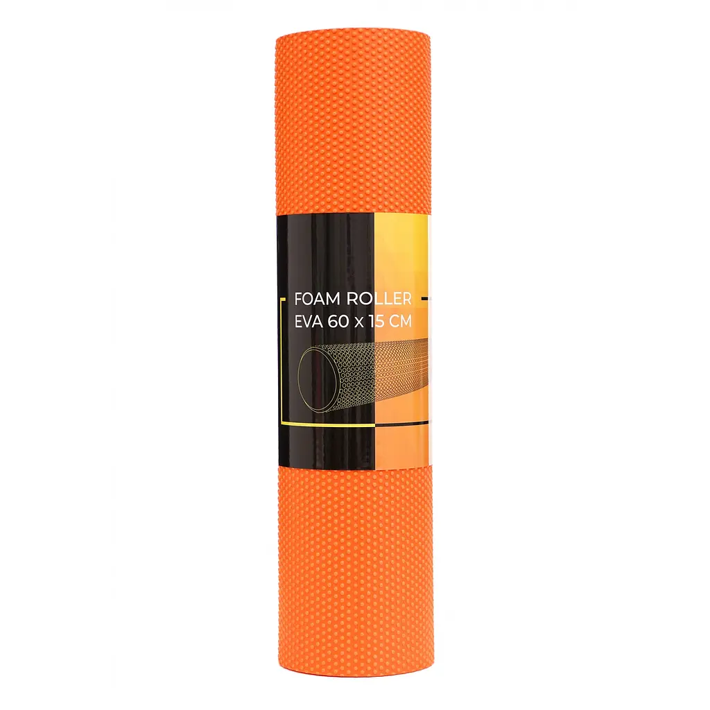 Масажний ролик Cornix EVA+ 60 x 15 см (валик, ролер) XR-0307 Orange - фото 3