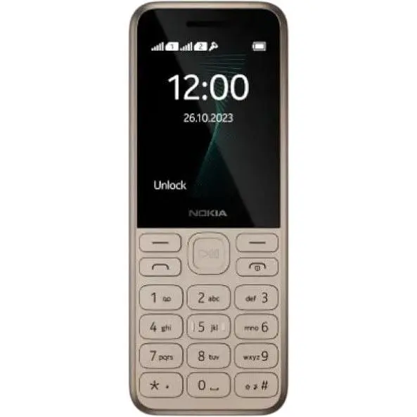 Мобільний телефон Nokia 130 Dual Sim 2023 Light Gold - фото 2