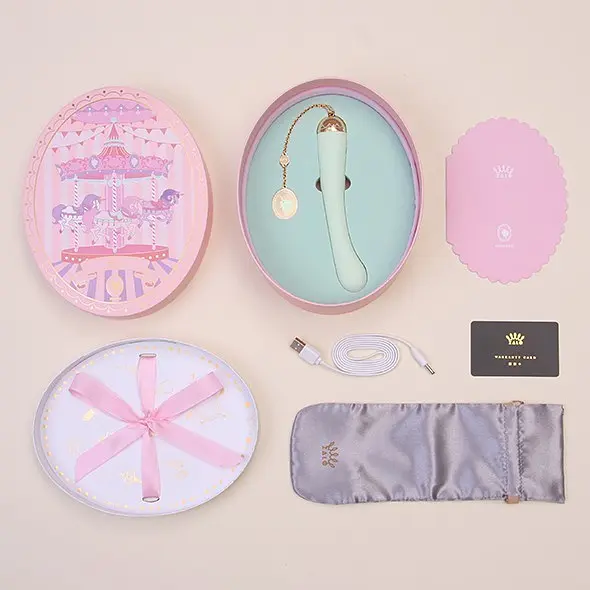 Вібратор Zalo Momoko 18 см зелений - фото 3