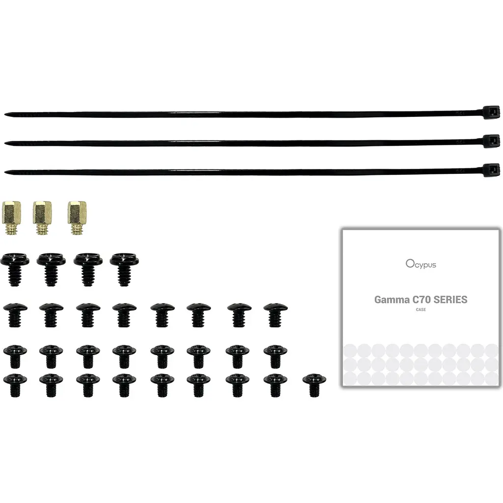 Корпус Ocypus Gamma C70 ARGB Black (GAMMA-C70-BKG400XX-GL) [165770] - фото 10
