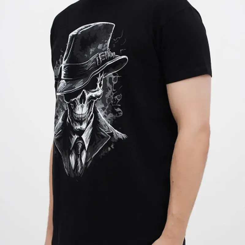 Футболка Sol's Imperial Gentlemen's skull насичений чорний L (11500309/395L) - фото 3
