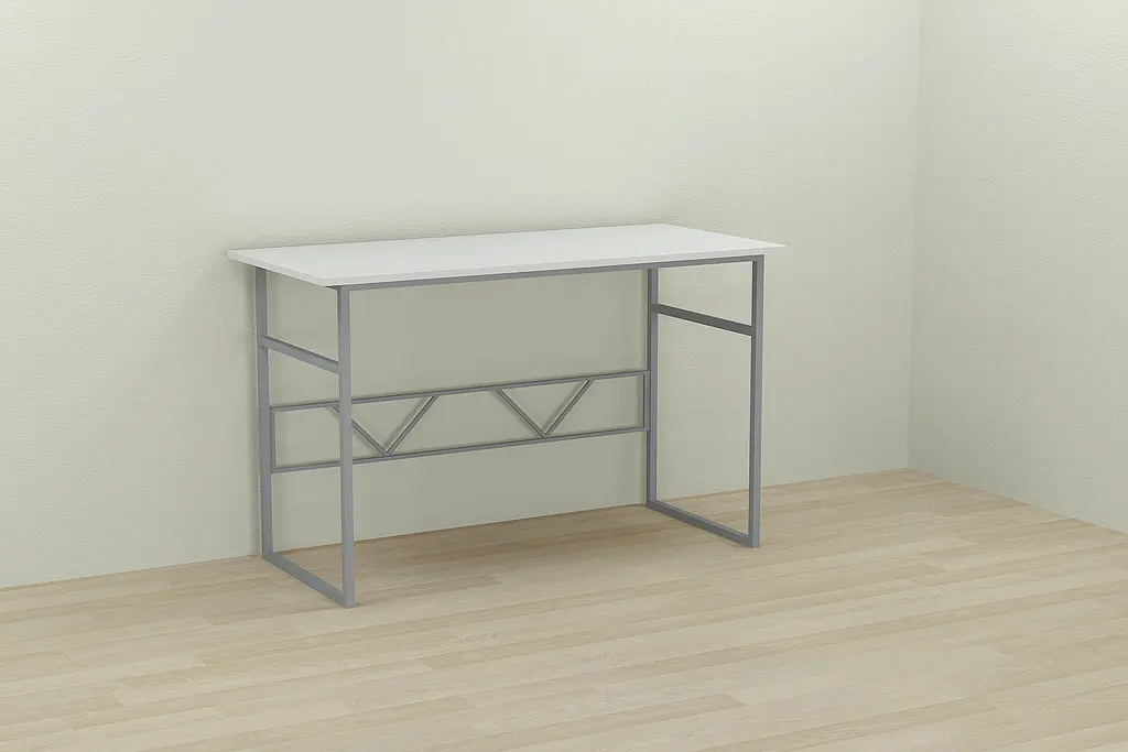 Компьютерный стол Ferrum-decor Райан 75x140x70 серый ДСП Белый 16мм (FRD-101641) - фото 2
