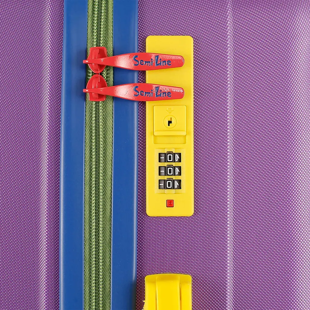 Валіза середня Semi Line 24 дюйми (M) дюйми (M) ABS-Plastic Purple (T5804-2) - фото 7