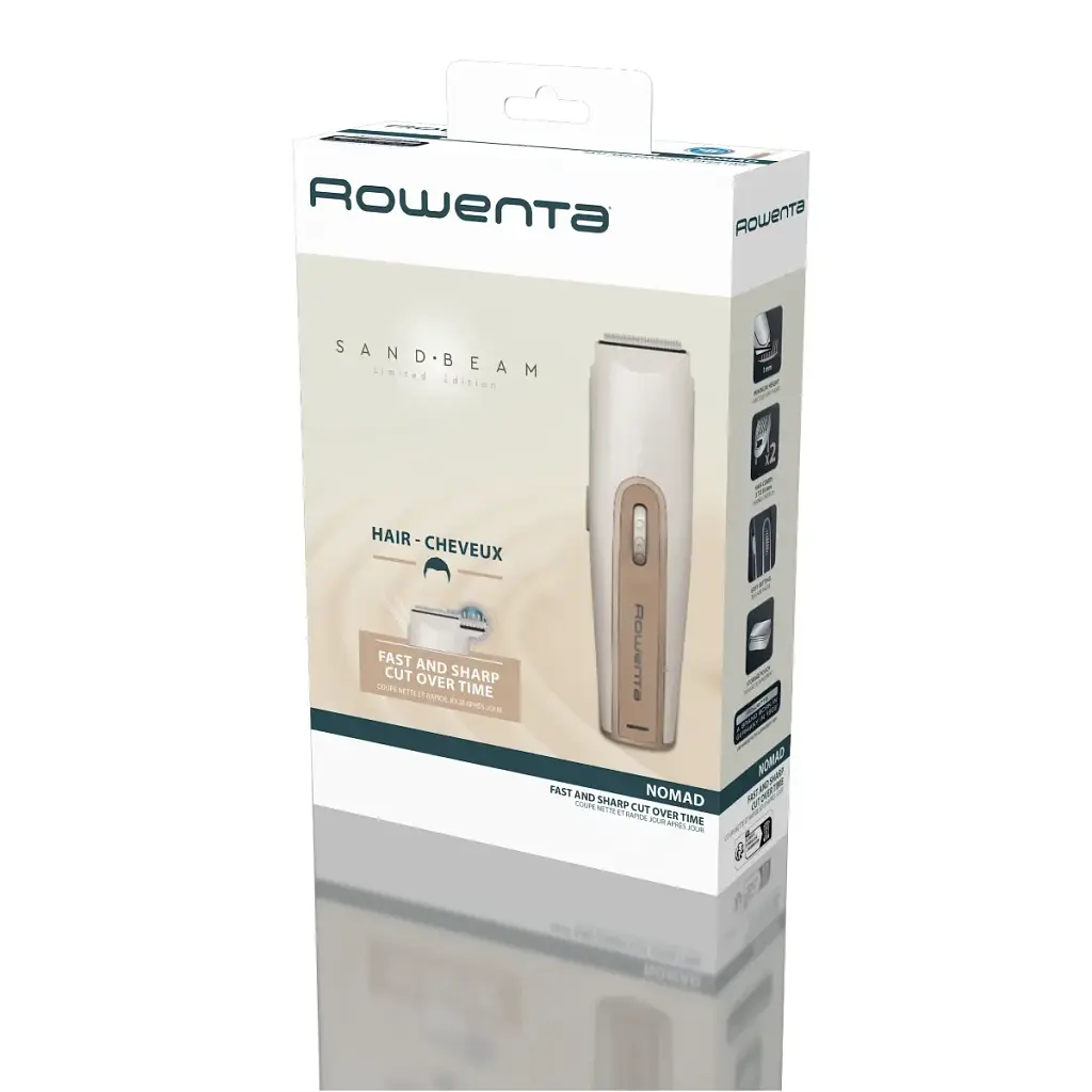 Машинка для стрижки волосся Rowenta TN1404F0, 20 налаштувань стрижки, 40 хвилин роботи, золотистий - фото 4